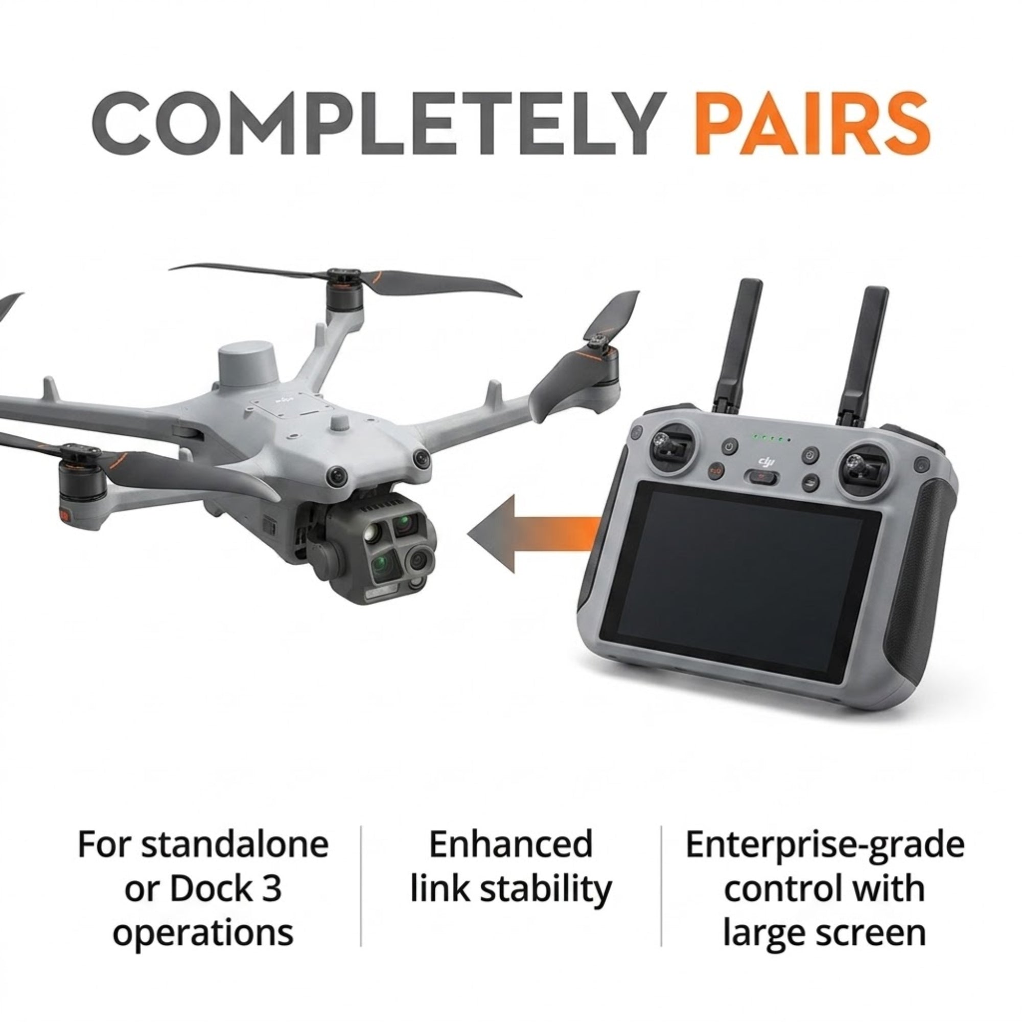 DJI Matrice 4TD with DJI RC Plus 2 Enterprise Controller
