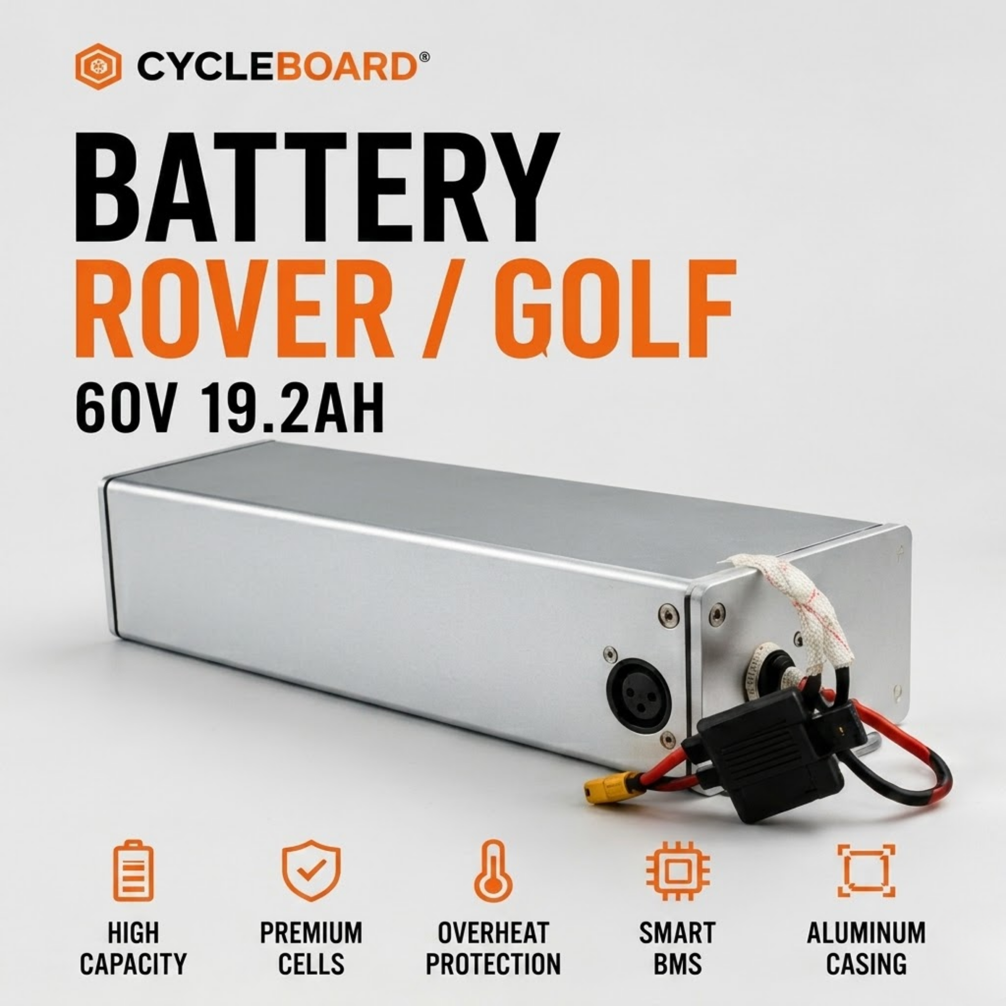 BATTERY | ROVER/GOLF | 60V 19.2AH