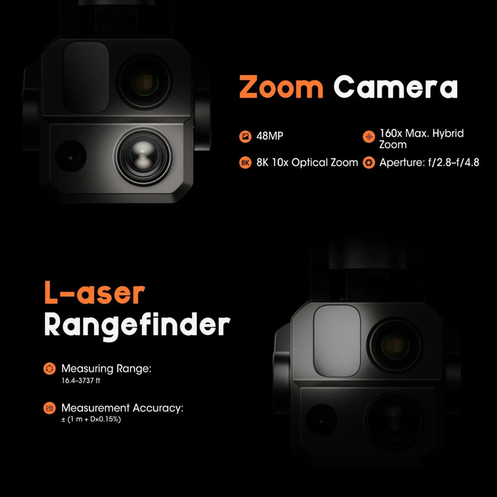 Autel EVO MAX 4T Drone Thermal Zoom Camera Laser for Rescue Security