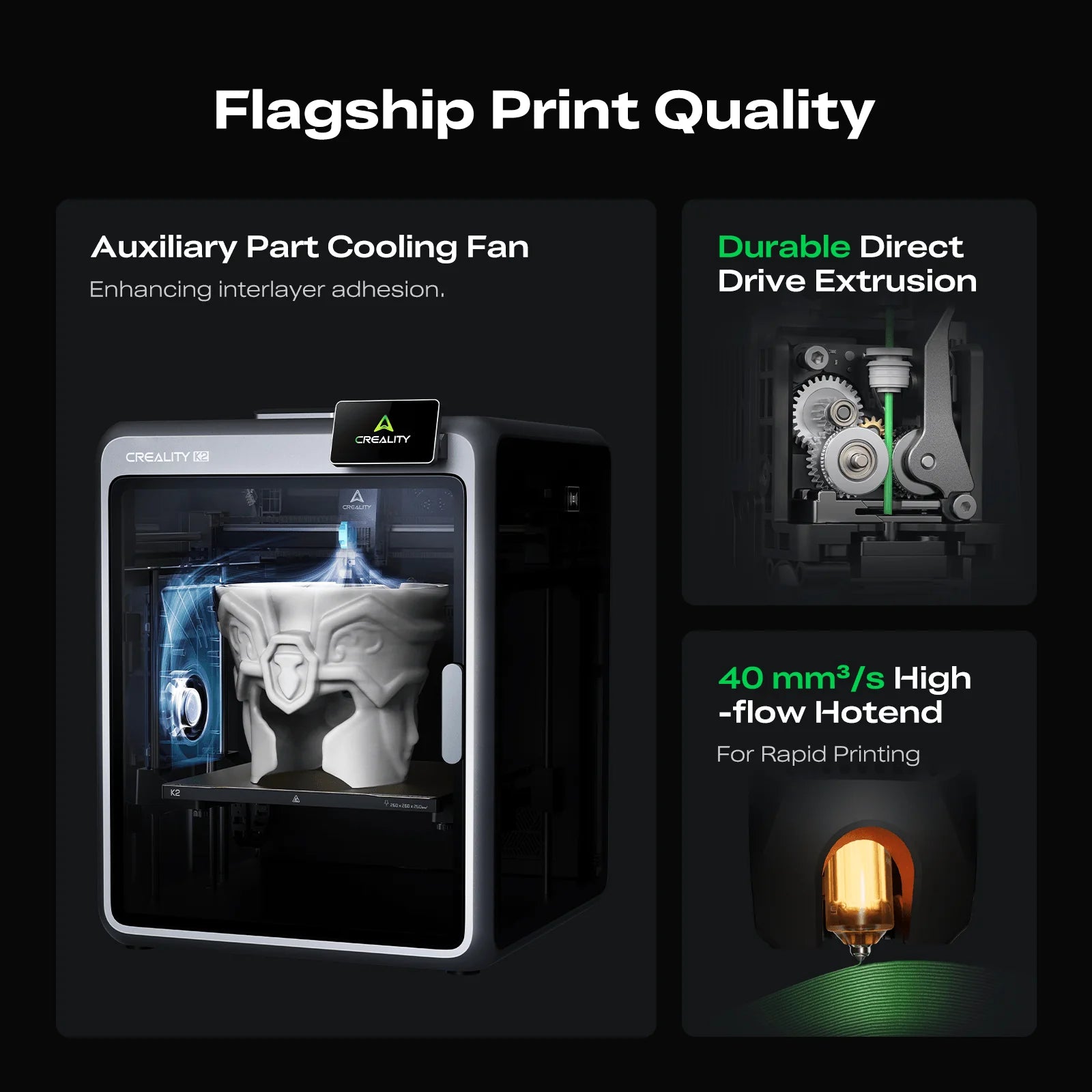 Creality K2 Combo 3D Printer Multicolor CFS 16 Colors AI High Speed