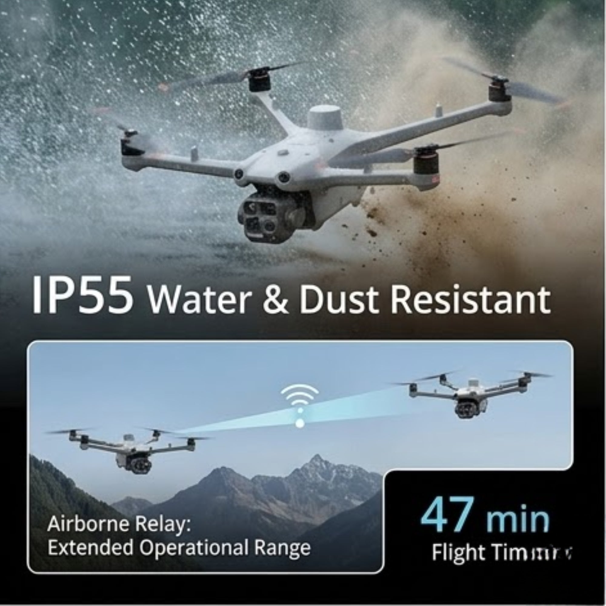DJI Matrice 4TD Drone - Enterprise Thermal & Imaging Drone
