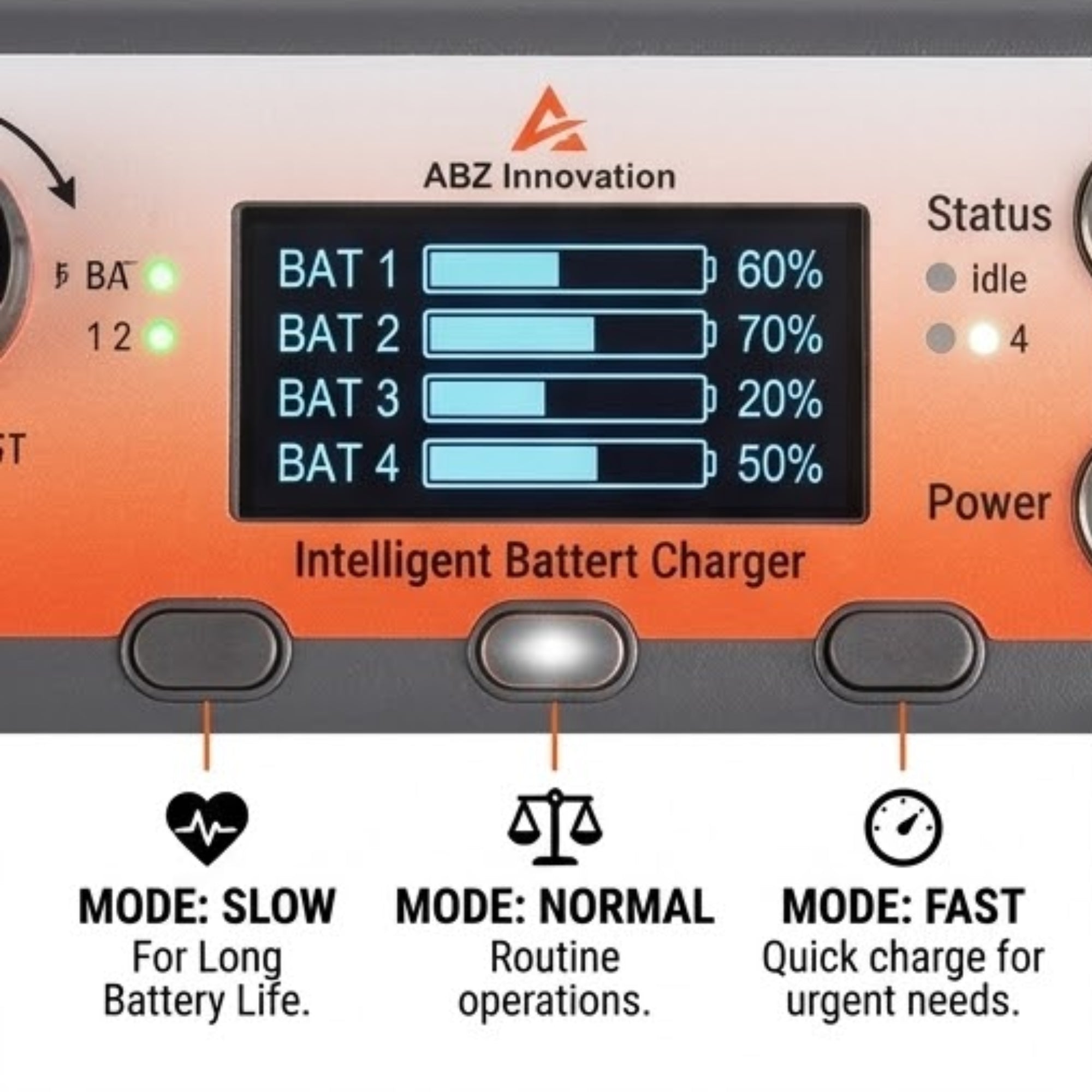 ABZ Innovation L30 Smart Charger Drone Battery Fast Multi Charge Use Agriculture Drone Use