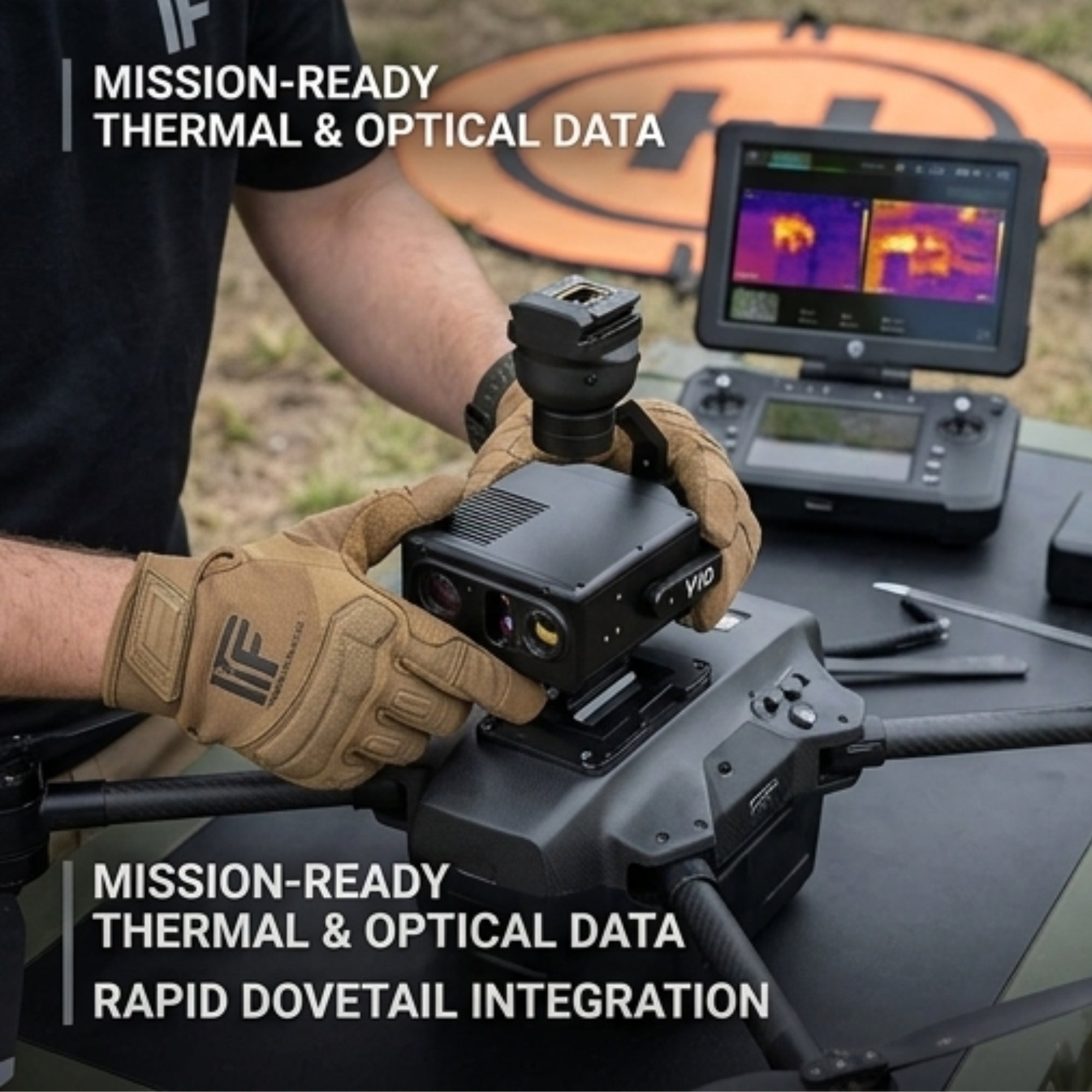 Inspired Flight Gremsy VIO IF800 Payload - EO/IR Drone Imaging System