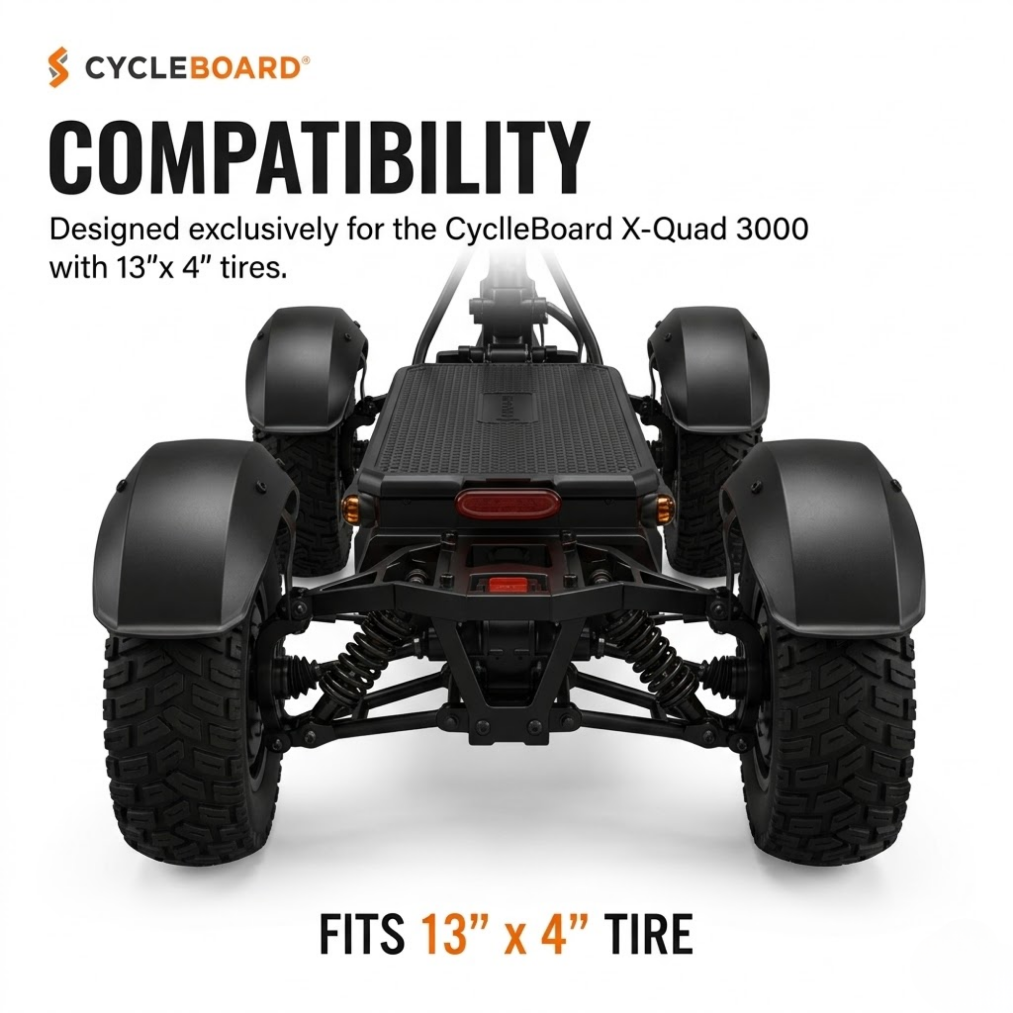 FENDER KIT | 13" TIRE | X-QUAD