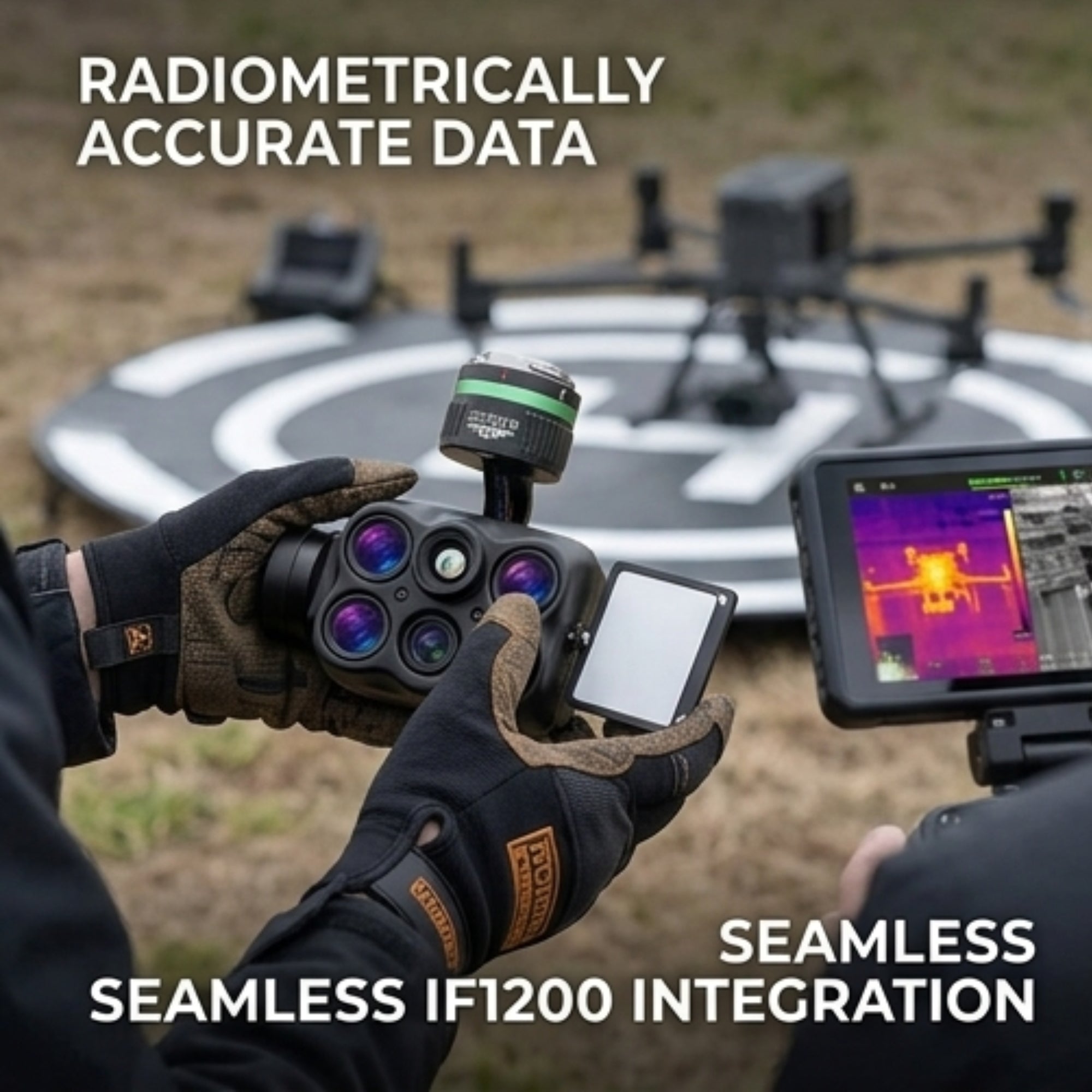 Inspired Flight Sentera 6XT-640R IF1200 Payload - Drone Thermal Imaging System