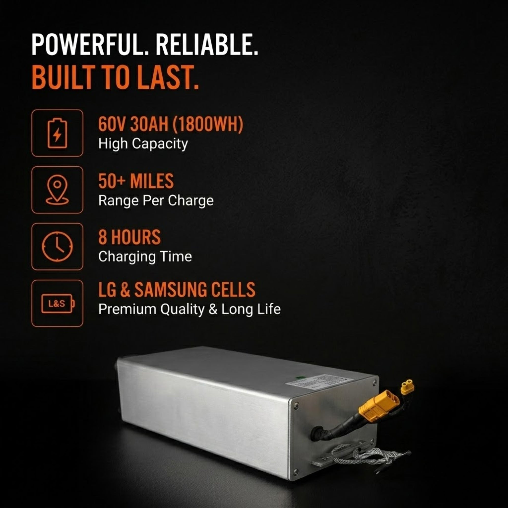 BATTERY | X-QUAD 3000 | 60V 30AH