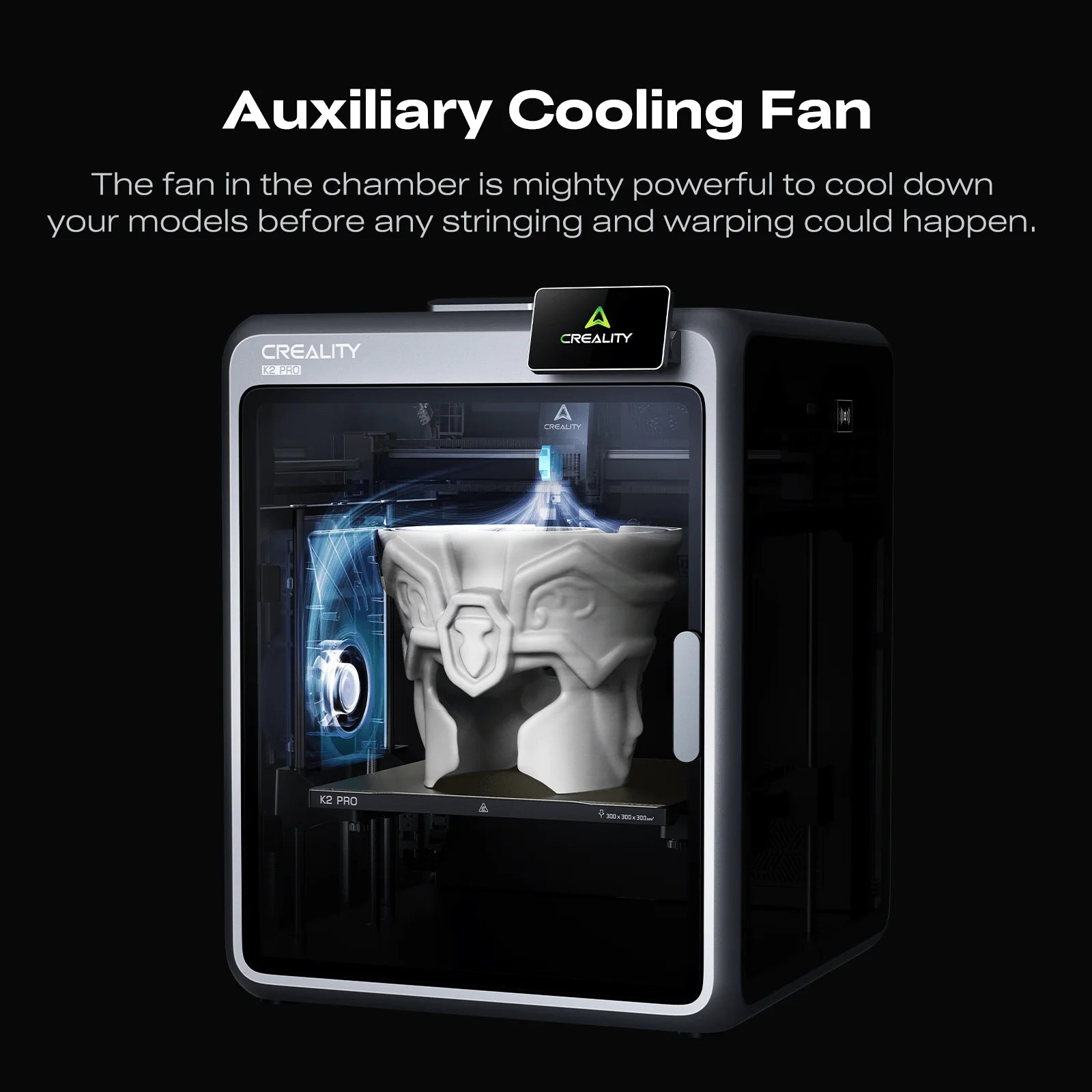 Creality K2 Pro Enclosed 3D Printer 16 Color CFS Multi Material 300mm Build Auto Print Professional Use