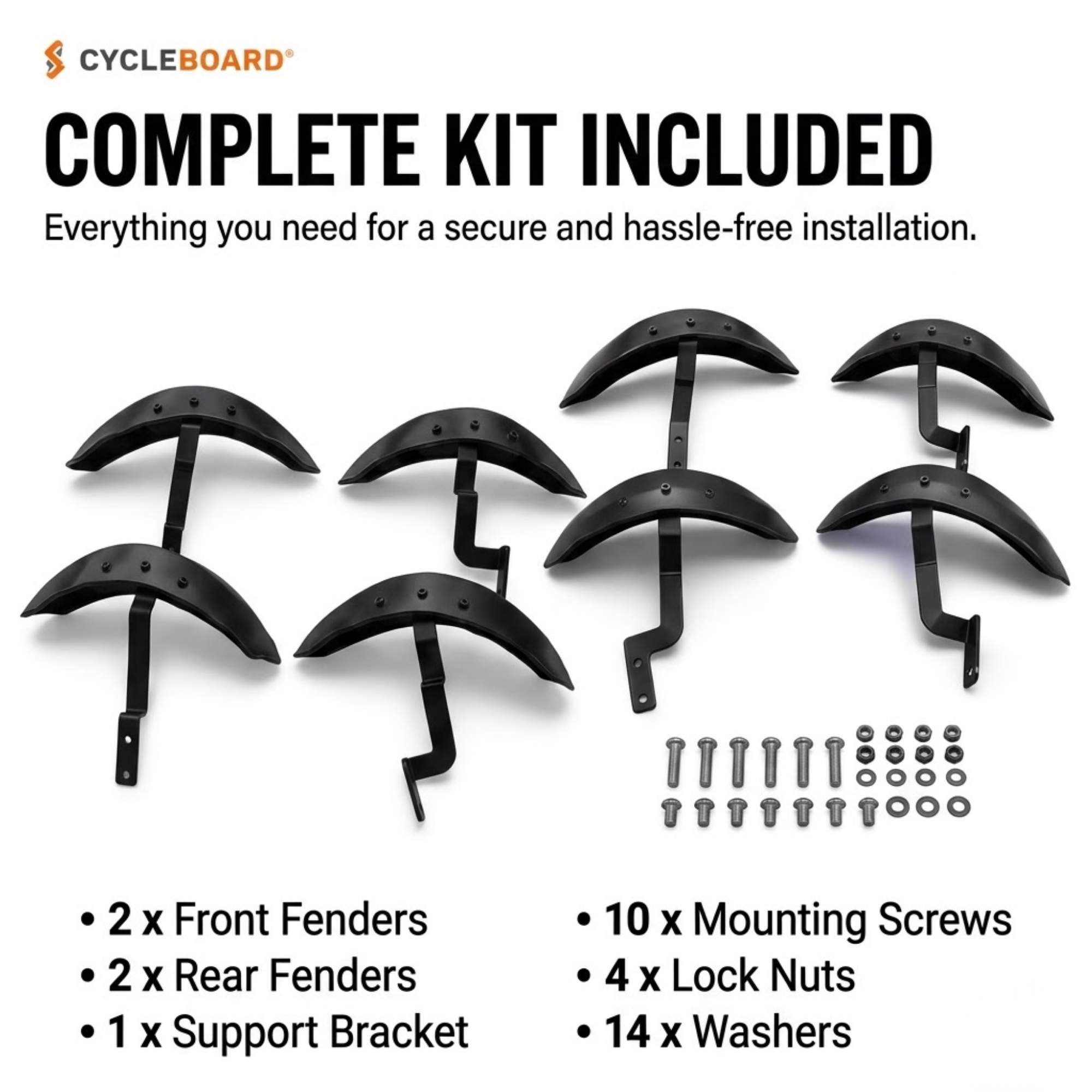 FENDER KIT | 13" TIRE | X-QUAD