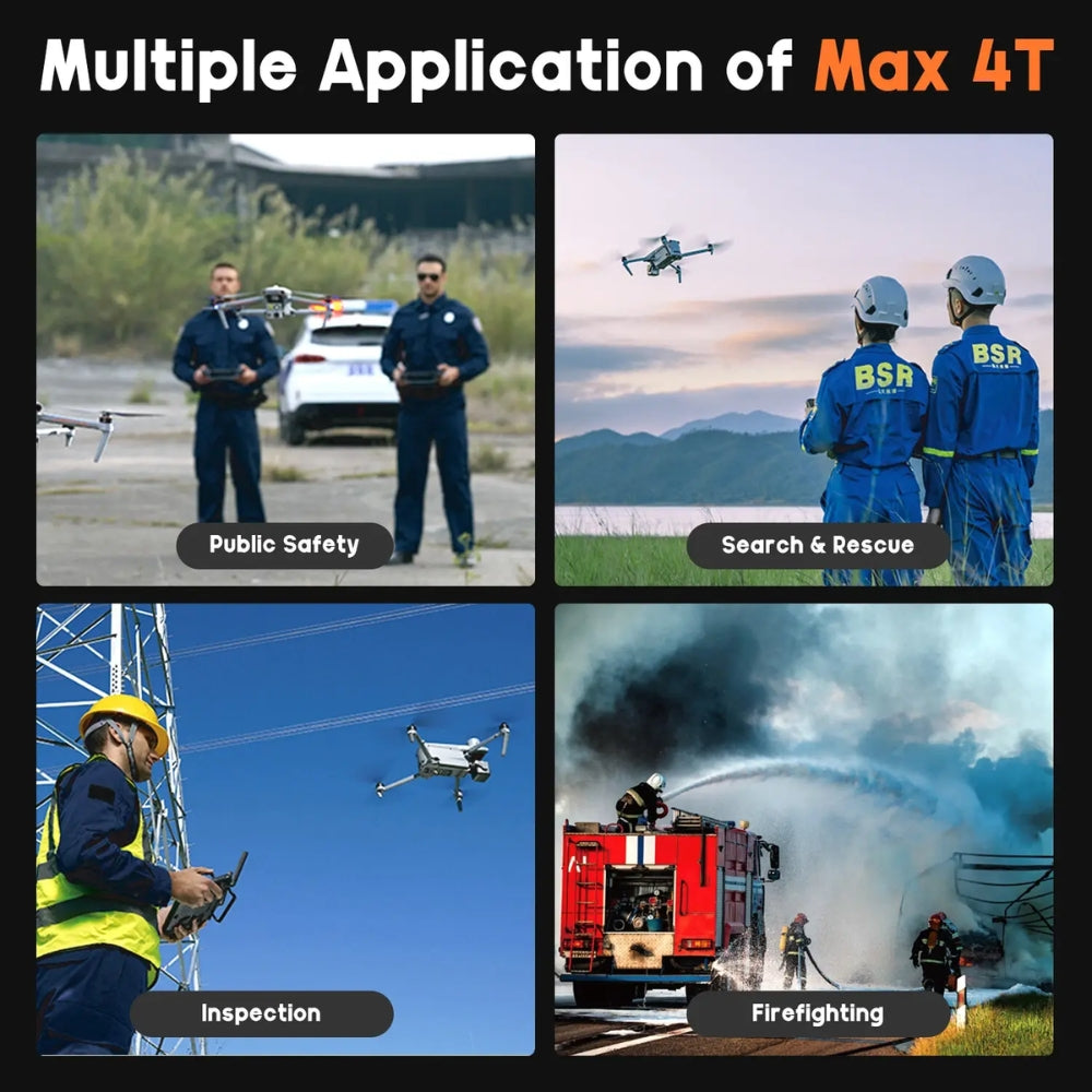 Autel EVO MAX 4T Drone Thermal Zoom Camera Laser for Rescue Security