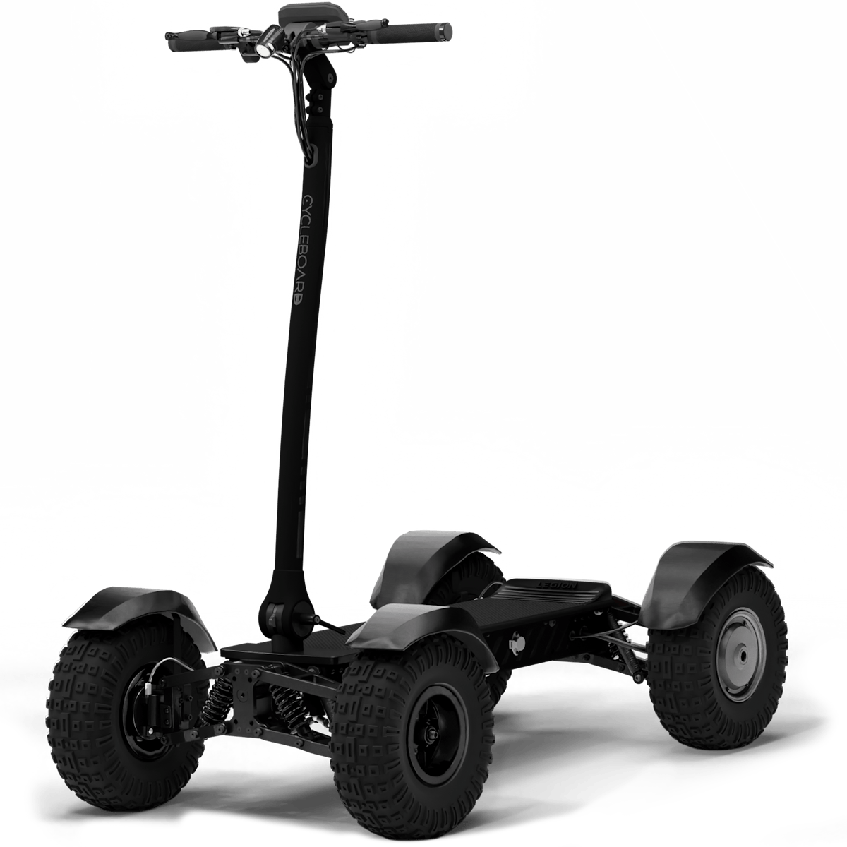 X-Quad 3000 All-Terrain Electric Board with Dual Motors, Hydraulic Brakes & LCD Display