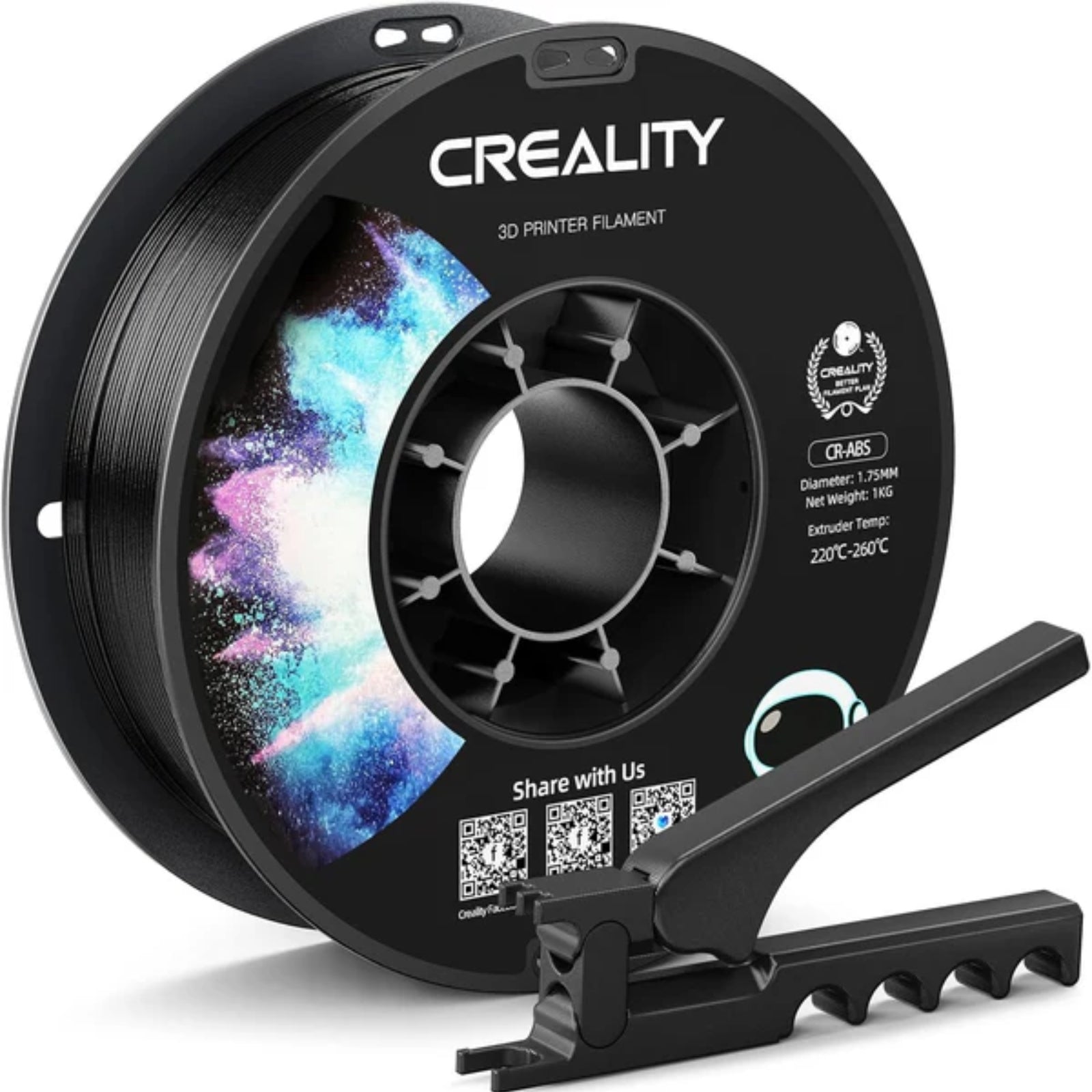Creality ABS 1.75mm 3D Filament Durable Heat Resistant FDM Compatible Smooth Prints