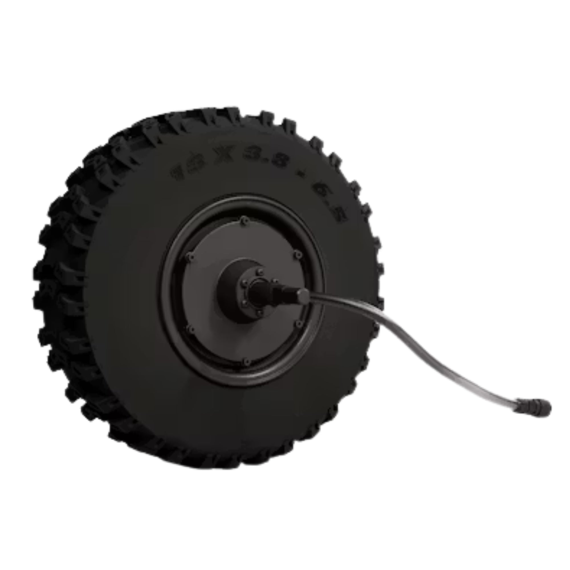 LEFT MOTOR & WHEEL | 13" x 3.5" | X-QUAD 3000