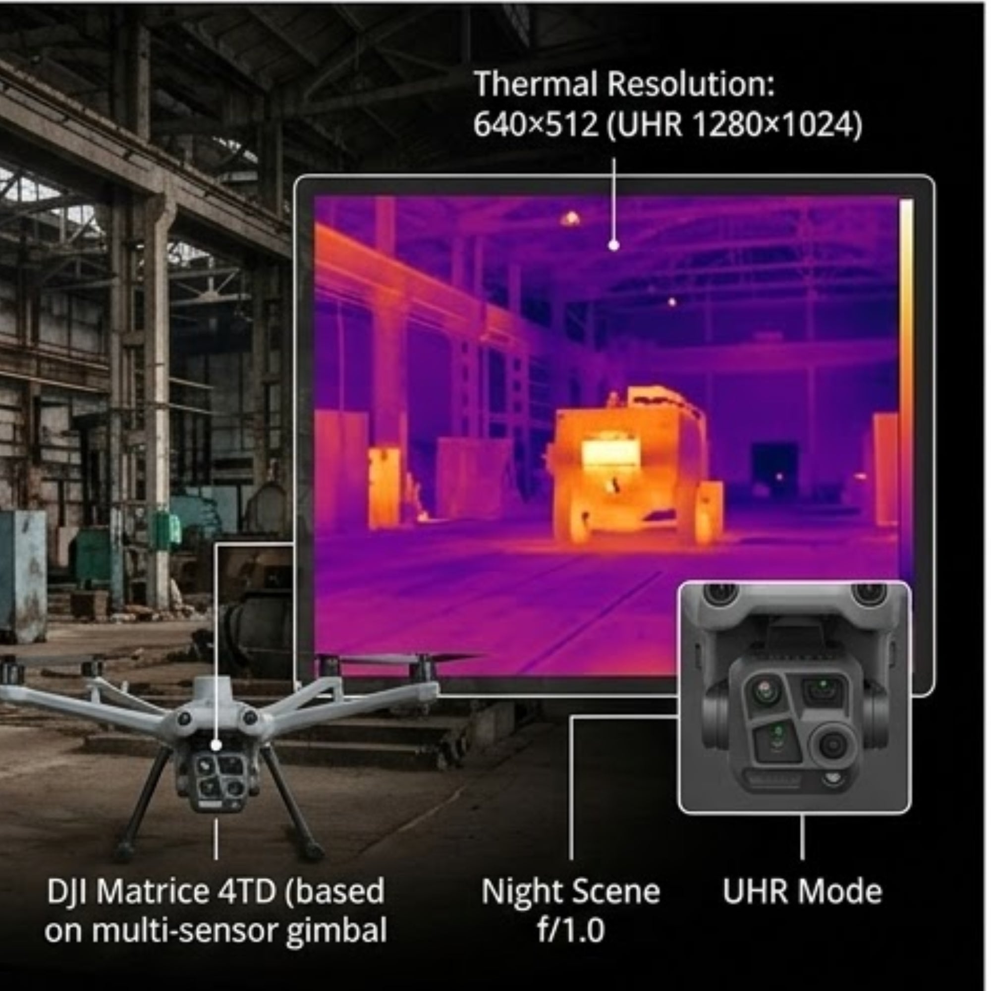 DJI Matrice 4TD Drone - Enterprise Thermal & Imaging Drone
