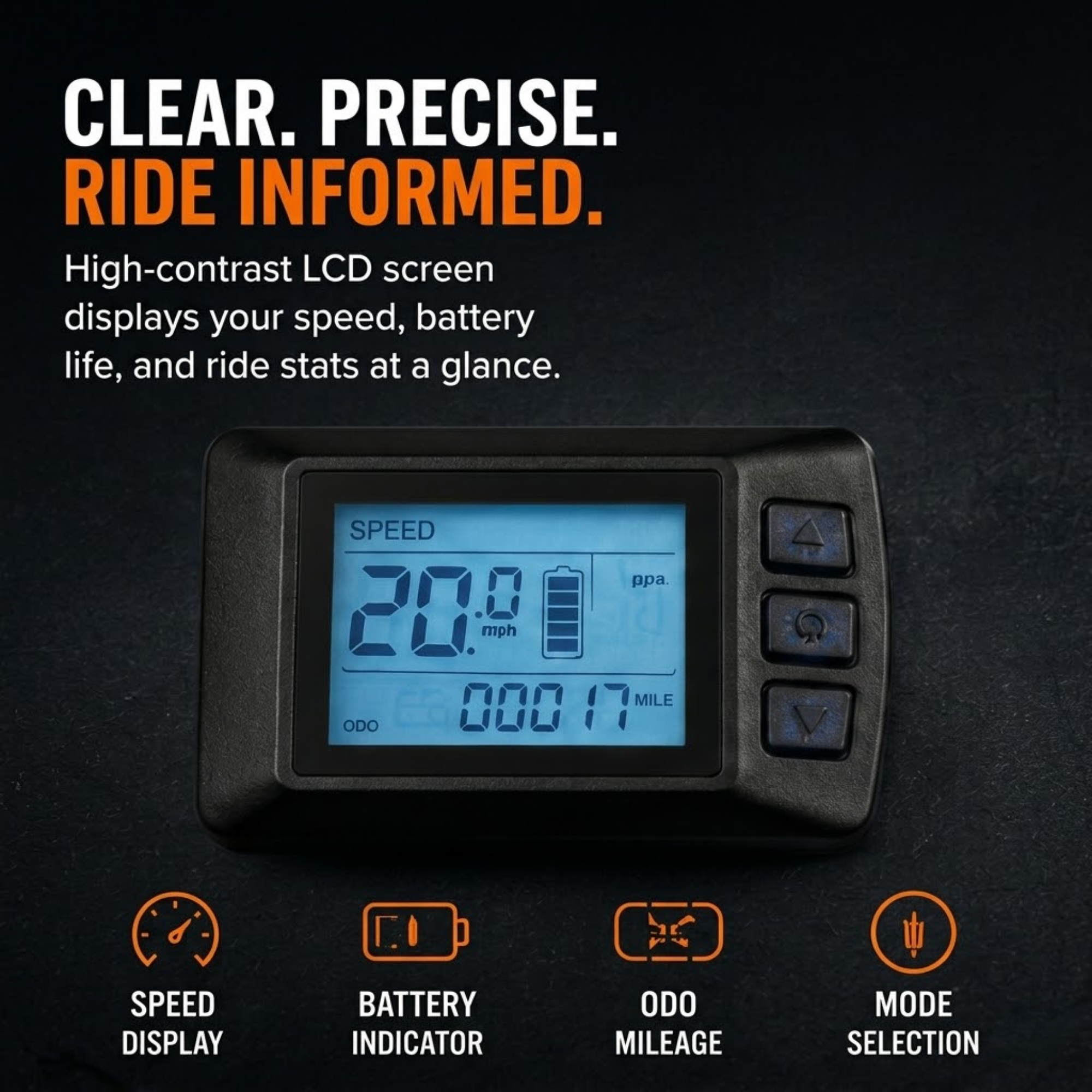 LCD DISPLAY & THROTTLE