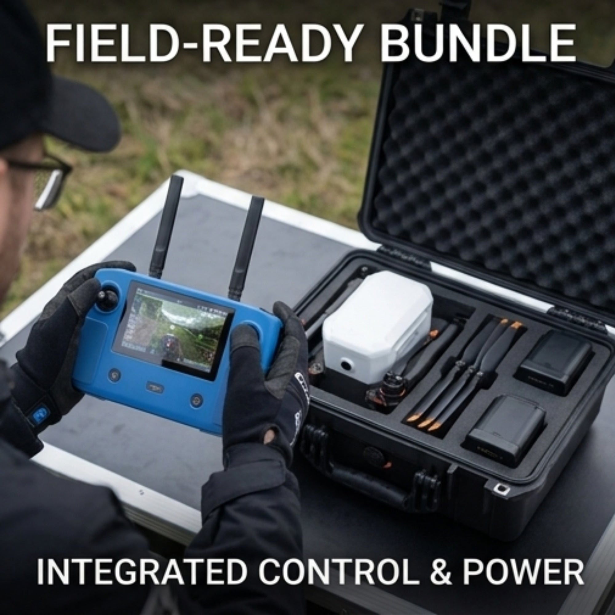 Inspired Flight IF800 Quadcopter Bundle with Blue Herelink GCS & Sony ILX-LR1 Payload
