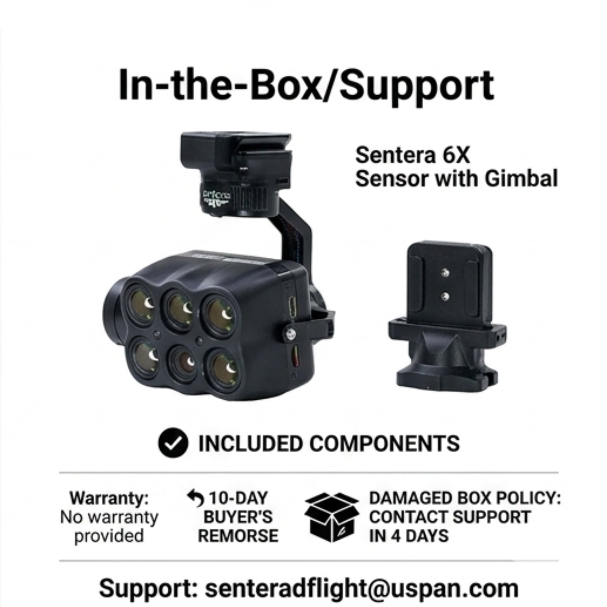 Inspired Flight Sentera 6X IF800 Payload - Drone Mapping Camera System