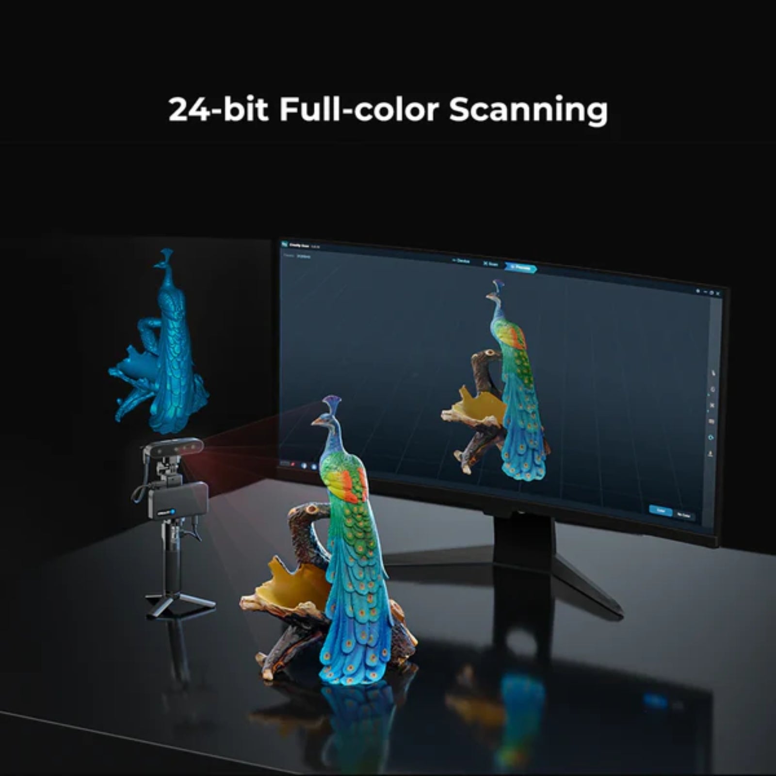 Creality CR-Scan Ferret Pro 3D Scanner Wireless 0.1mm Accuracy 3D Printing Use