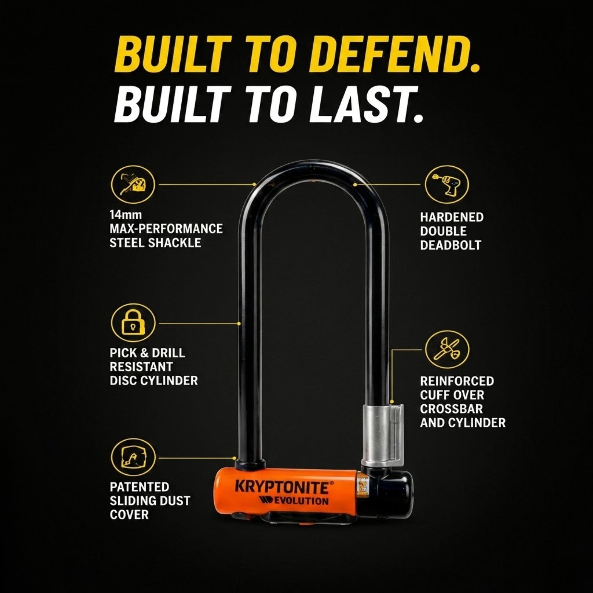 KRYPTONITE U-LOCK - Evolution LS