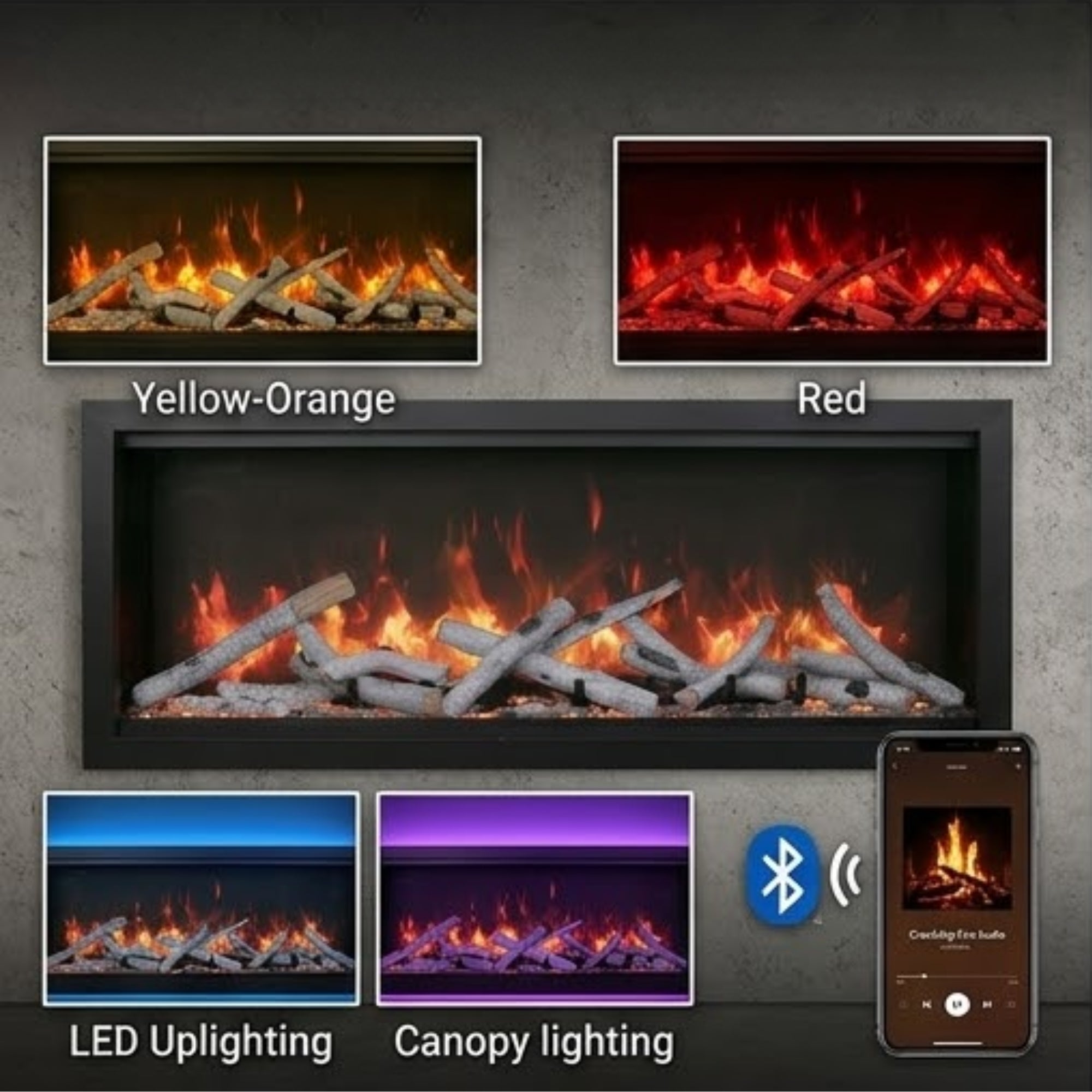 Amantii SYM-XT BESPOKE Electric Fireplace