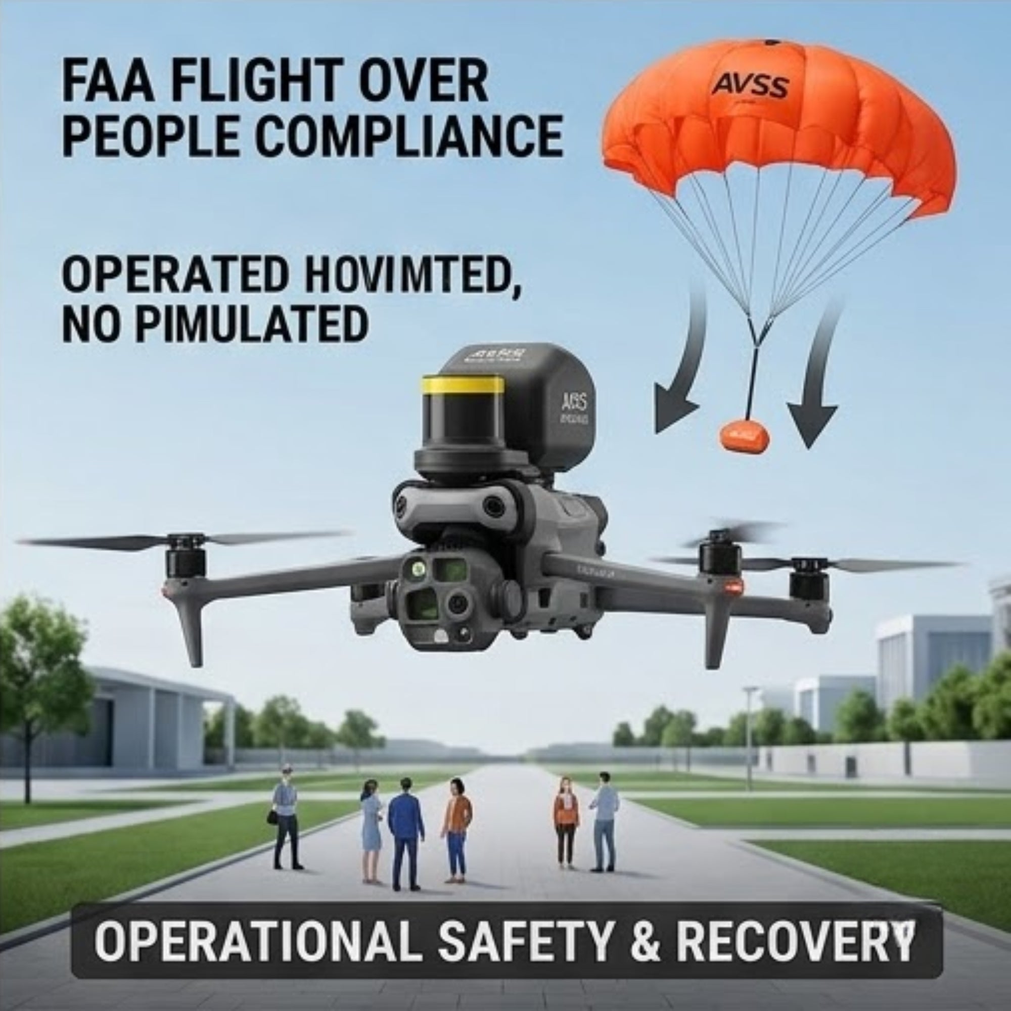 Safety System for DJI Matrice 4 Drone Accessory