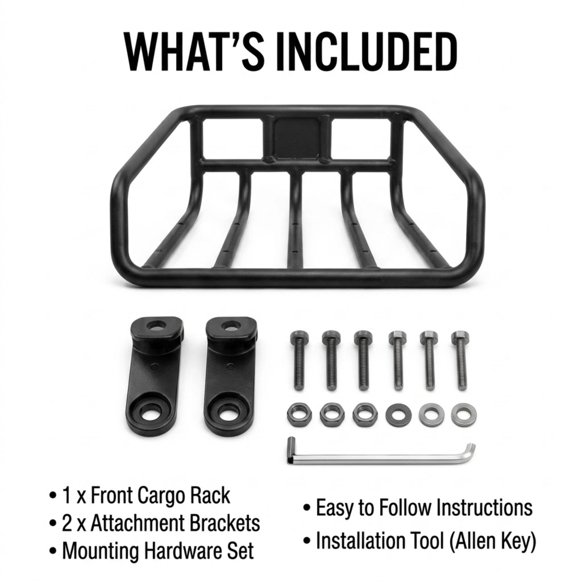 Cargo Front Rack | Matte Black | All Models