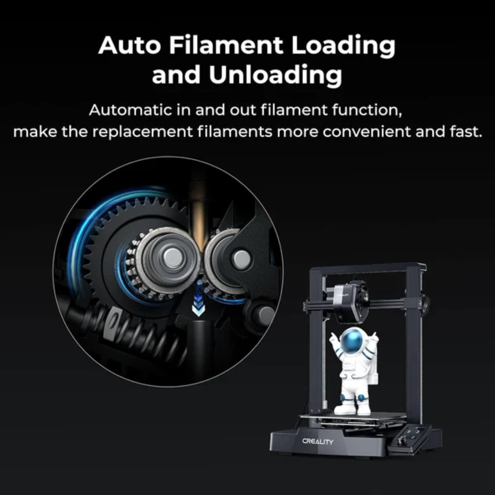 Creality Ender 3 V3 SE 3D Printer 250mm/s Auto Leveling Fast Sprite Direct Extruder PLA PETG TPU Stable