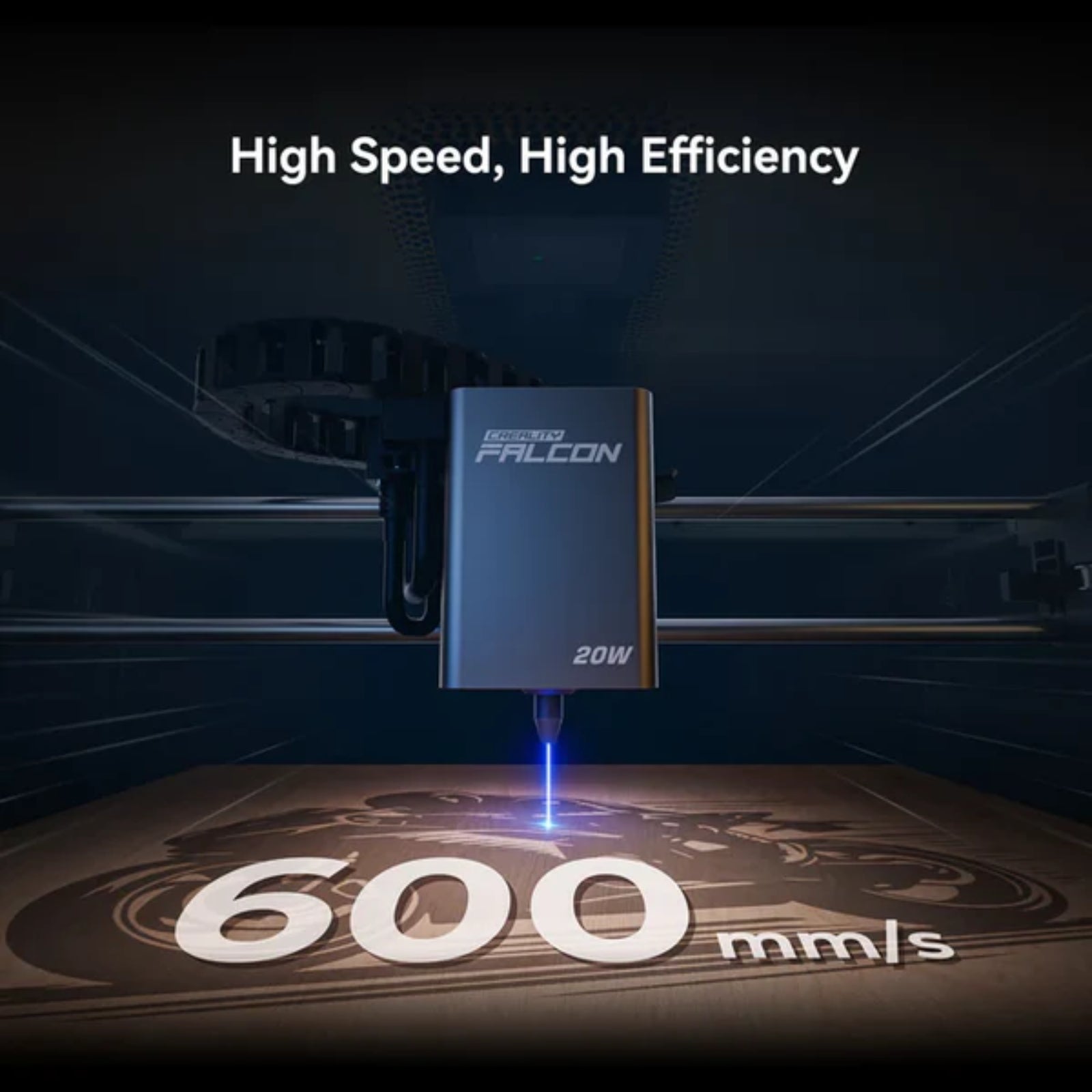 Creality Falcon A1 Pro 20W Laser Engraver HD Camera Wood Acrylic Use